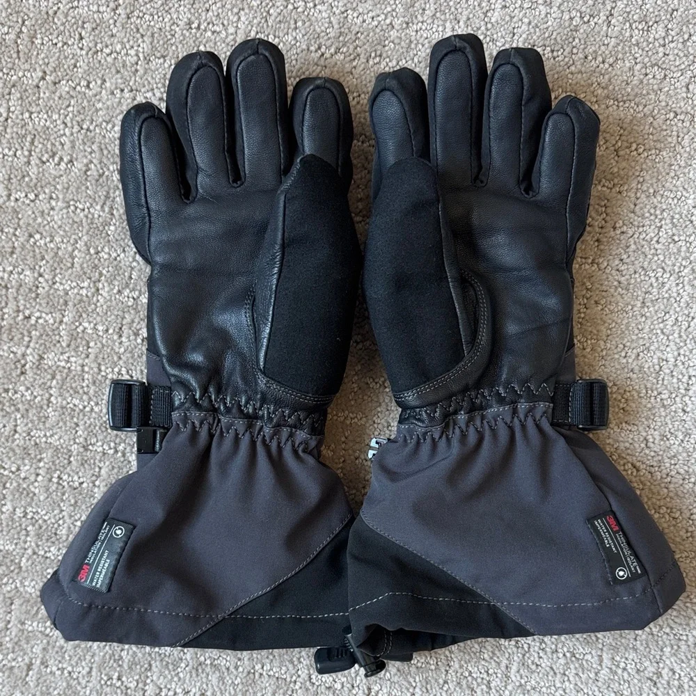 Polaris Kids Black & Gray Snow Gloves